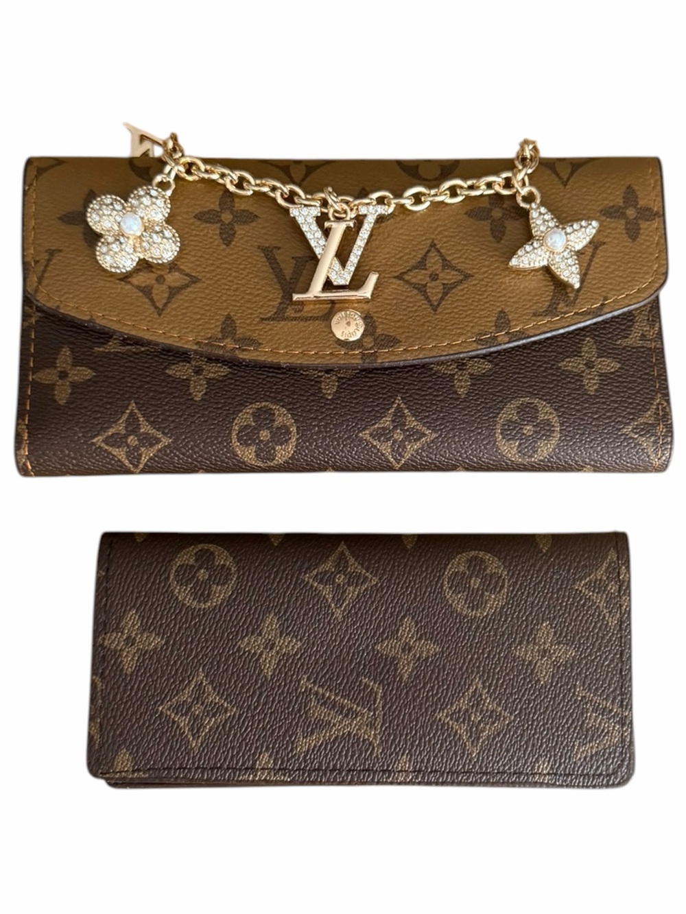 2 Piece- Unbranded fashion Wallet / Wallet on chain - Picture 2 of 6